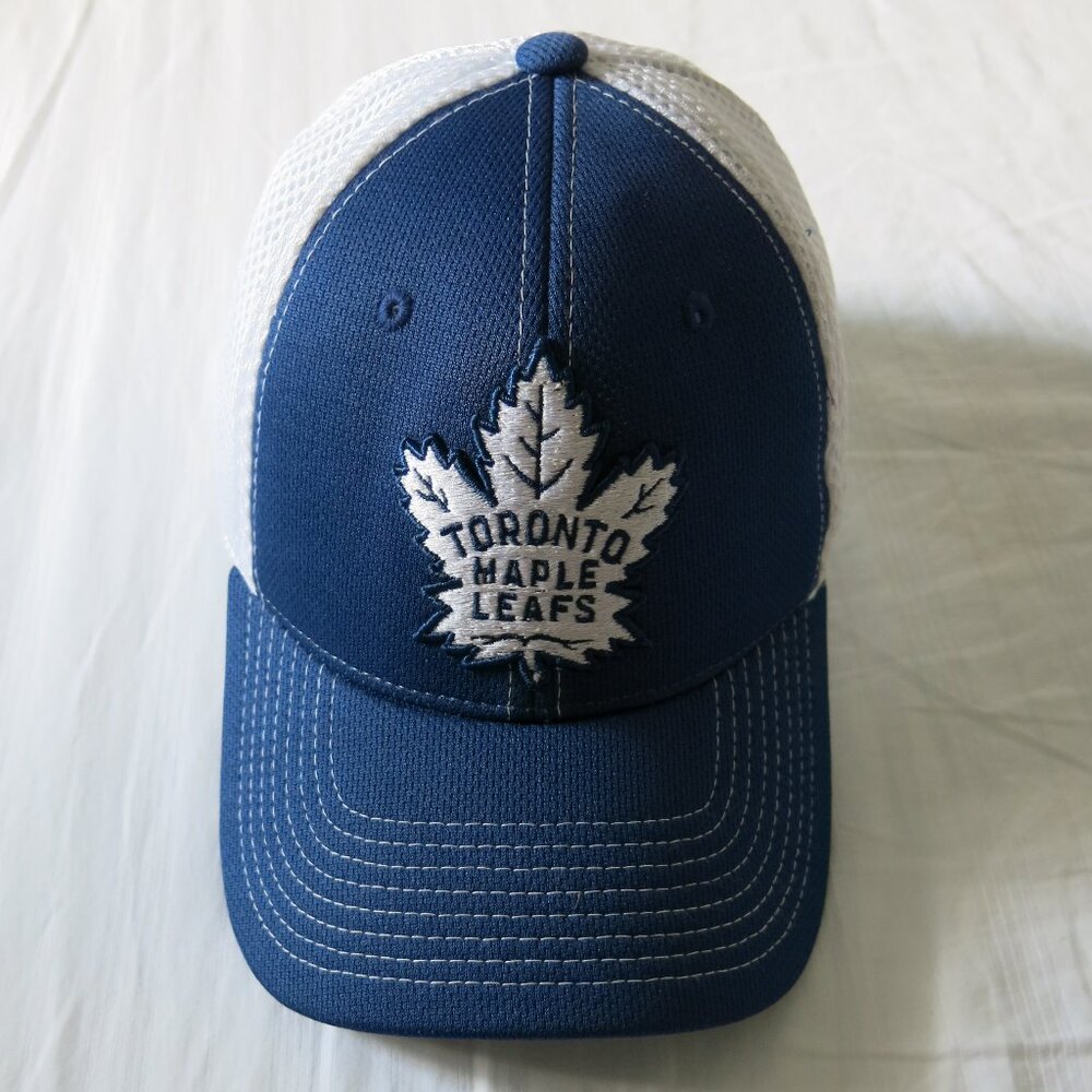 Zephyr Youth Toronto Maple Leafs Blue Foam Front Trucker Mesh Snapback Hat Cap